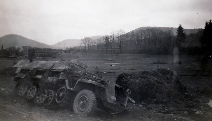 Wrecked German Flak Wagon La Bourgonce France Nov 1944 ‹ Wwii